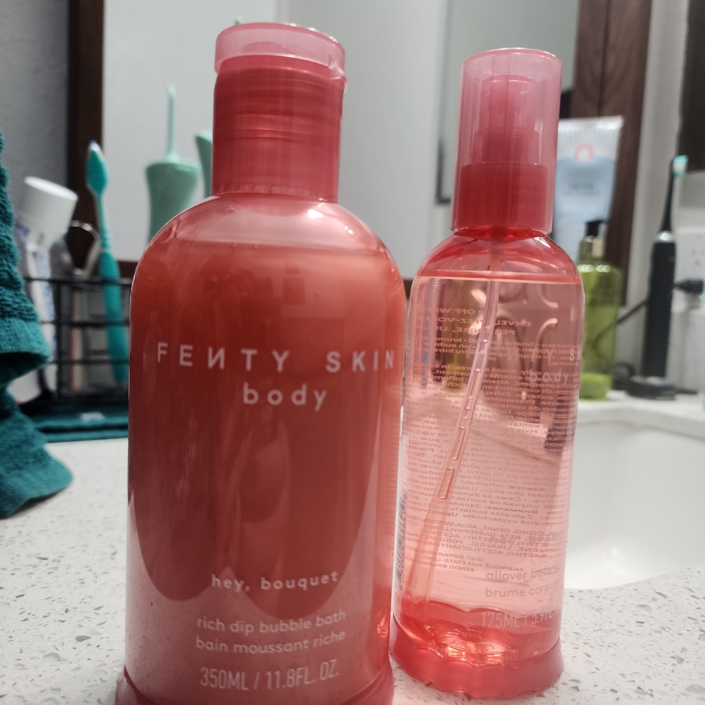 NEW Fenty Hey, Bouquet Bubble Bath And Mist Set